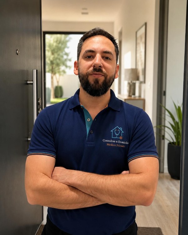 Dr. Cristian Rafael Díaz, médico responsable de Consultas a Domicilio